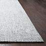 4_Brindleton BR351A 5'x8' Gray Wool Area Rug more views