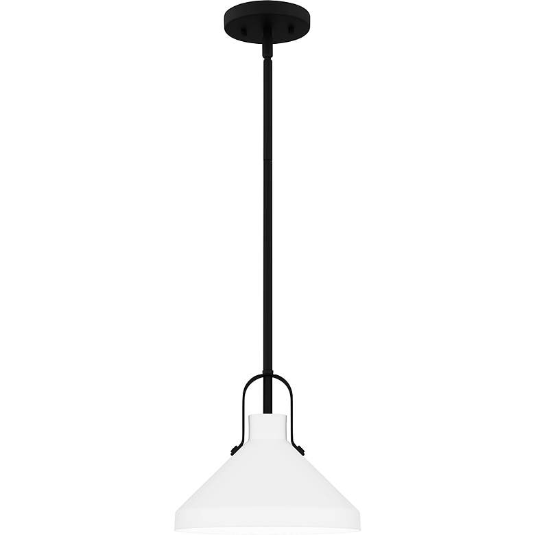 Image 2 Brink 1-Light Matte Black Mini Pendant more views