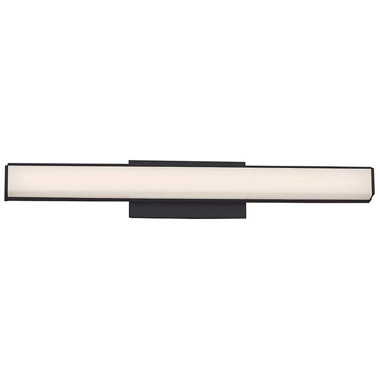 Image 1 Brink 3"H x 18"W 1-Light Linear Bath Bar in Black