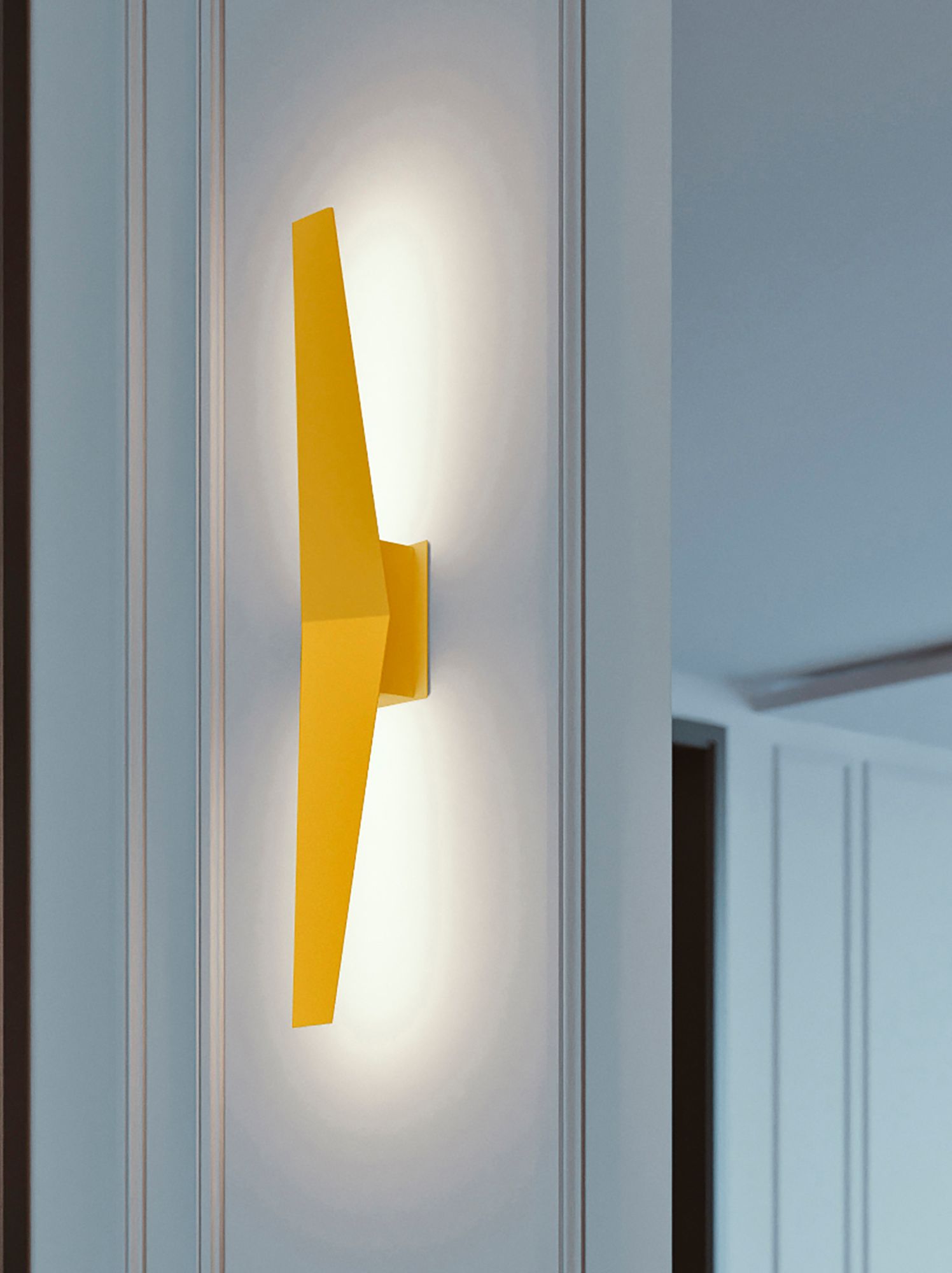 Image 3 Brink 36" High Gold LED Wall Sconce Acrylic Shade more views