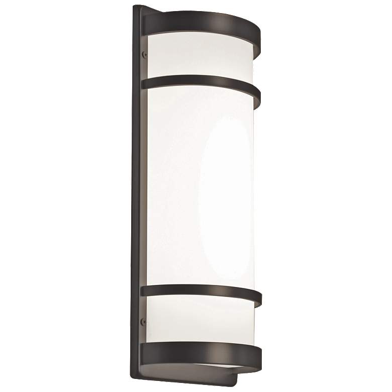 Image 1 Brio 18" High Oil-Rubbed Bronze LED Wall Sconce