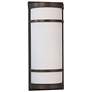 1_Brio 18" High Oil-Rubbed Bronze LED Wall Sconce