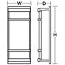 2_Brio 18" High Oil-Rubbed Bronze LED Wall Sconce more views