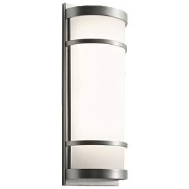Image1 of Brio LED Sconce - Satin Nickel Finish - White Acrylic Shade