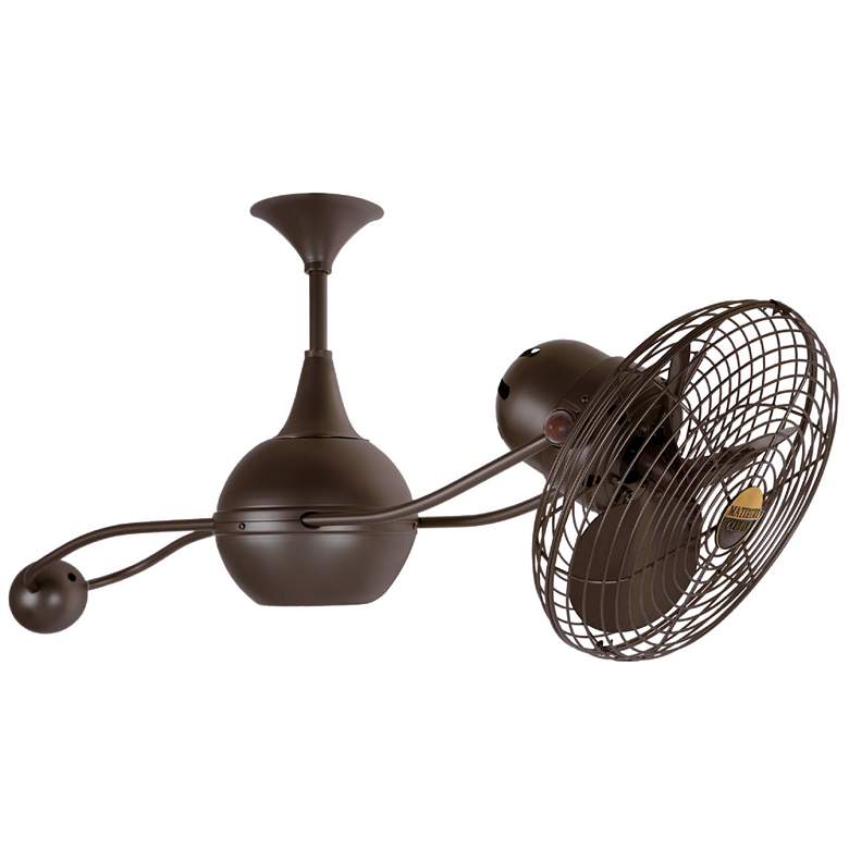 Image 1 Brisa 2000 39" Bronzette Rotational Ceiling Fan With Metal Blades