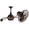Brisa 2000 39" Bronzette Rotational Ceiling Fan With Metal Blades
