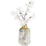 6_Brisbane 11 1/2" High Matte Gold and Gray Decorative Vase more views