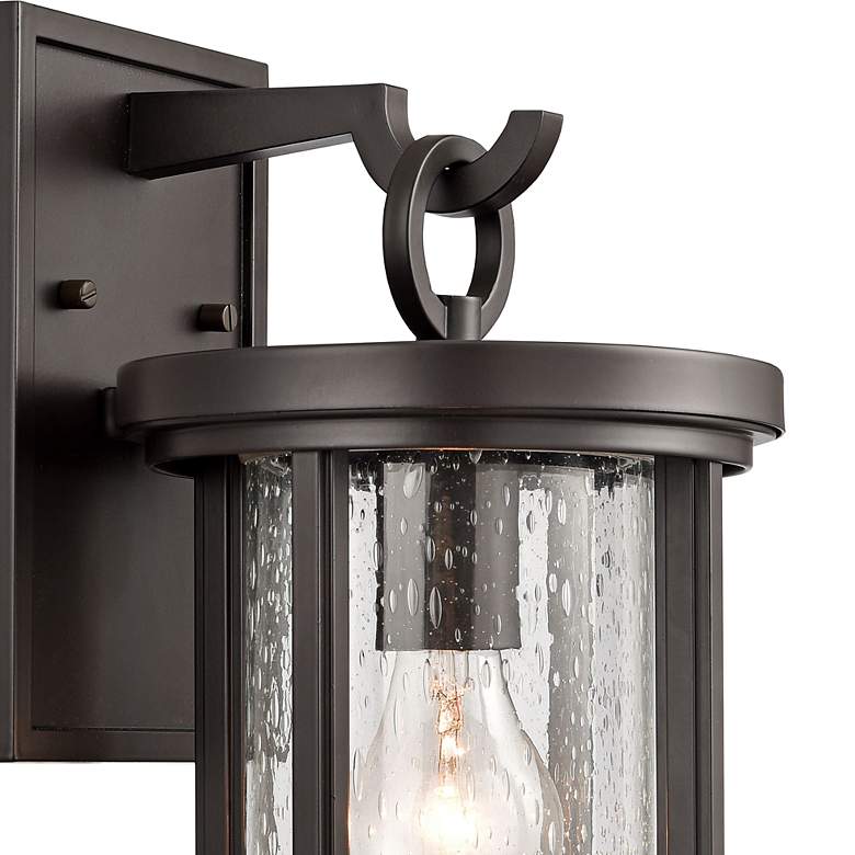 Image 2 Brison 14" High Oil-Rubbed Bronze Outdoor Wall Light more views