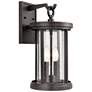 Brison 16" High 2-Light Outdoor Sconce - Oil Rubbed Bronze