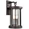 Brison 18" High 3-Light Outdoor Sconce - Oil Rubbed Bronze