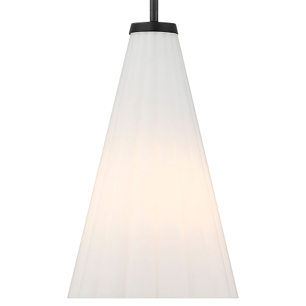 Image 2 Bristol 1-Light Pendant in Matte Black more views