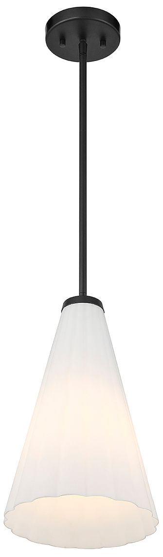 Image 4 Bristol 1-Light Pendant in Matte Black more views