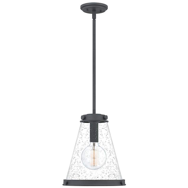 Image 2 Bristol 1-Lt Mottled Black Mini Pendant