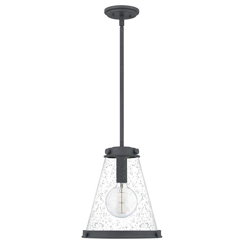 Image 3 Bristol 1-Lt Mottled Black Mini Pendant more views