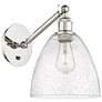 1_Bristol 12" High Polished Nickel Adjustable Sconce with Seedy Shade