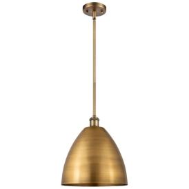 Bristol 12" Wide Brushed Brass Dome Mini Pendant Bristol 12" Wide Brushed Brass Dome Mini Pendant