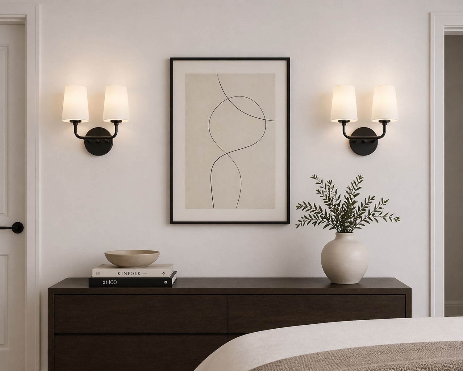 Bristol 2-Light Sconce - Black