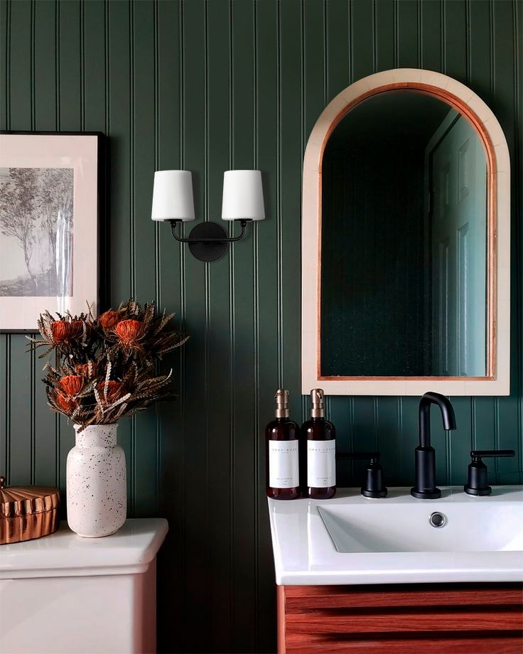 Bristol 2-Light Sconce - Black