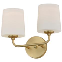 Bristol 2-Light Sconce - Satin Brass