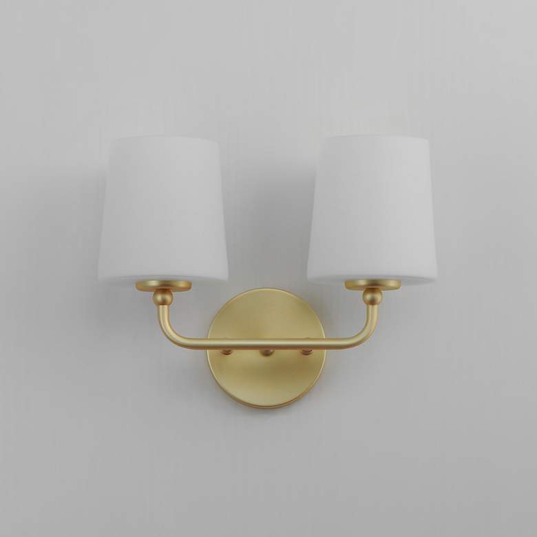 Image 2 Bristol 2-Light Sconce - Satin Brass more views