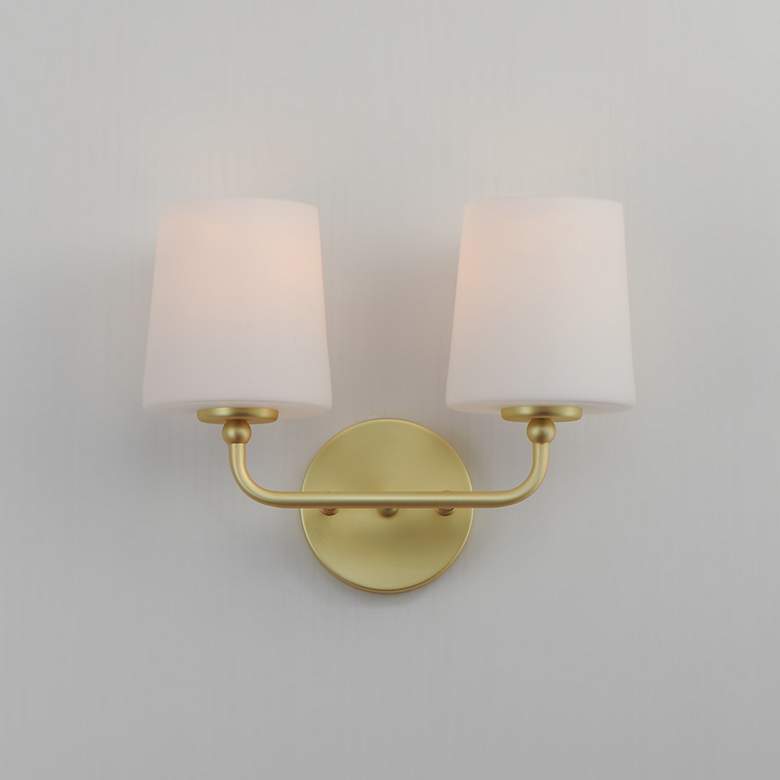 Image 3 Bristol 2-Light Sconce - Satin Brass more views