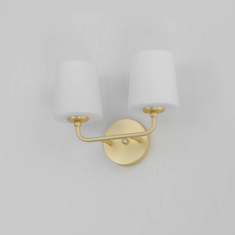 Image 4 Bristol 2-Light Sconce - Satin Brass more views