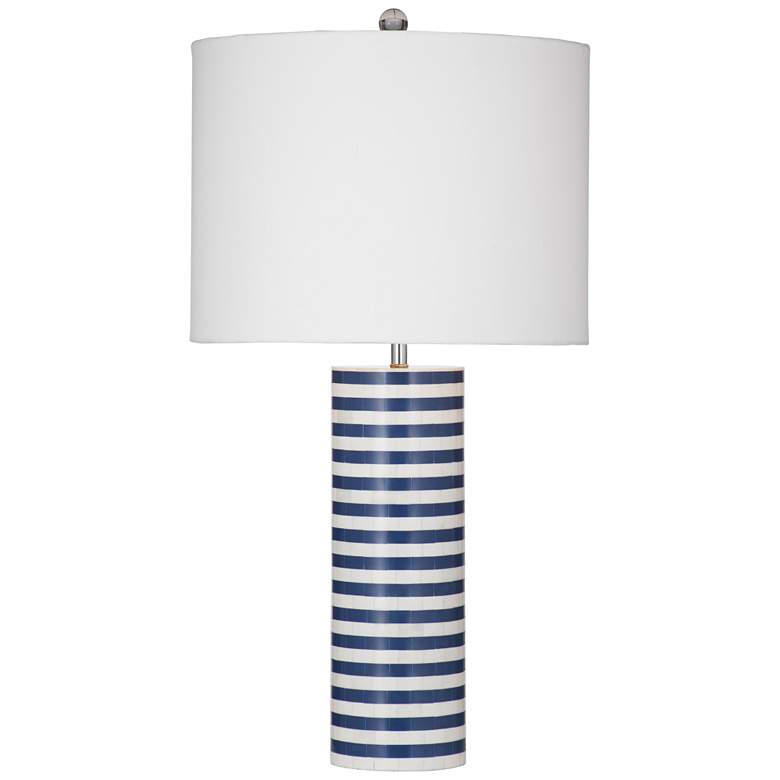 Image 1 Bristol 28" High Black And White Table Lamp