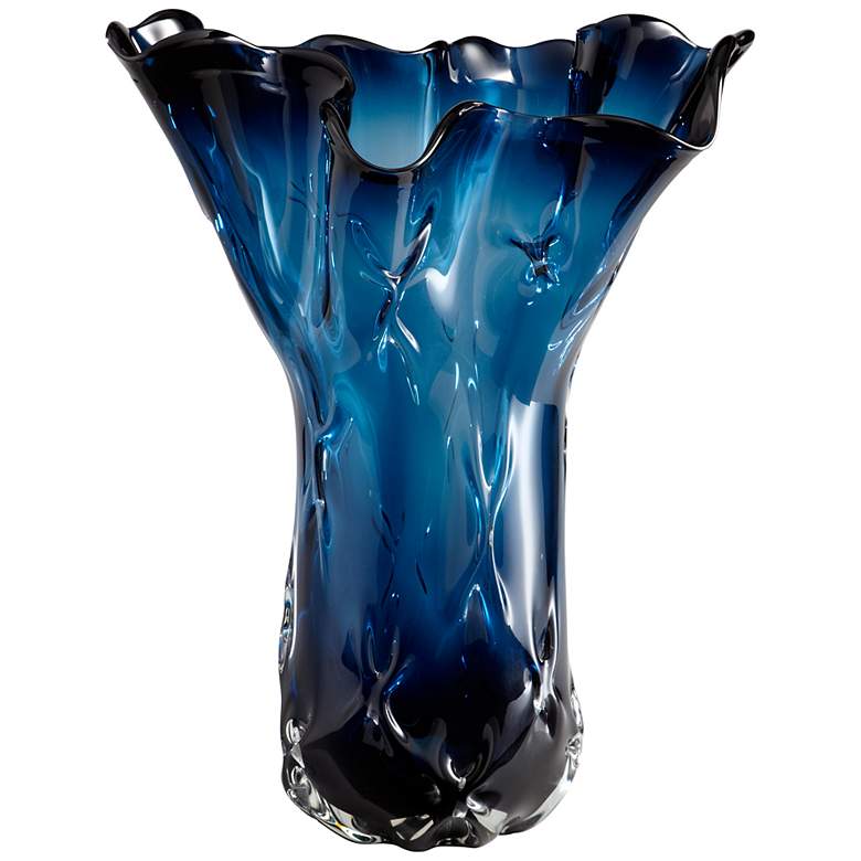 Image 1 Bristol 29" High Cobalt Blue Glass Vase
