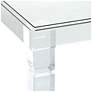 6_Bristol 42" Wide Acrylic and Glass Rectangular Modern Coffee Table more views