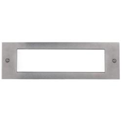 Bristol 9 3/4&quot; Wide Gray LED Outdoor Recessed Step Light
