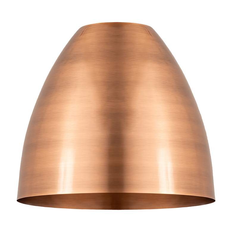 Image 3 Bristol 9" Wide Antique Copper LED Mini Pendant more views