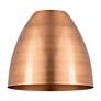 3_Bristol 9" Wide Antique Copper LED Mini Pendant more views