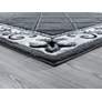 Thumbnail3 of Bristol Altamont 10972 2'7"x4'2" Ivory Smoke Gray Mat Rug more views