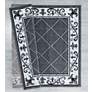 Thumbnail4 of Bristol Altamont 10972 2'7"x4'2" Ivory Smoke Gray Mat Rug more views