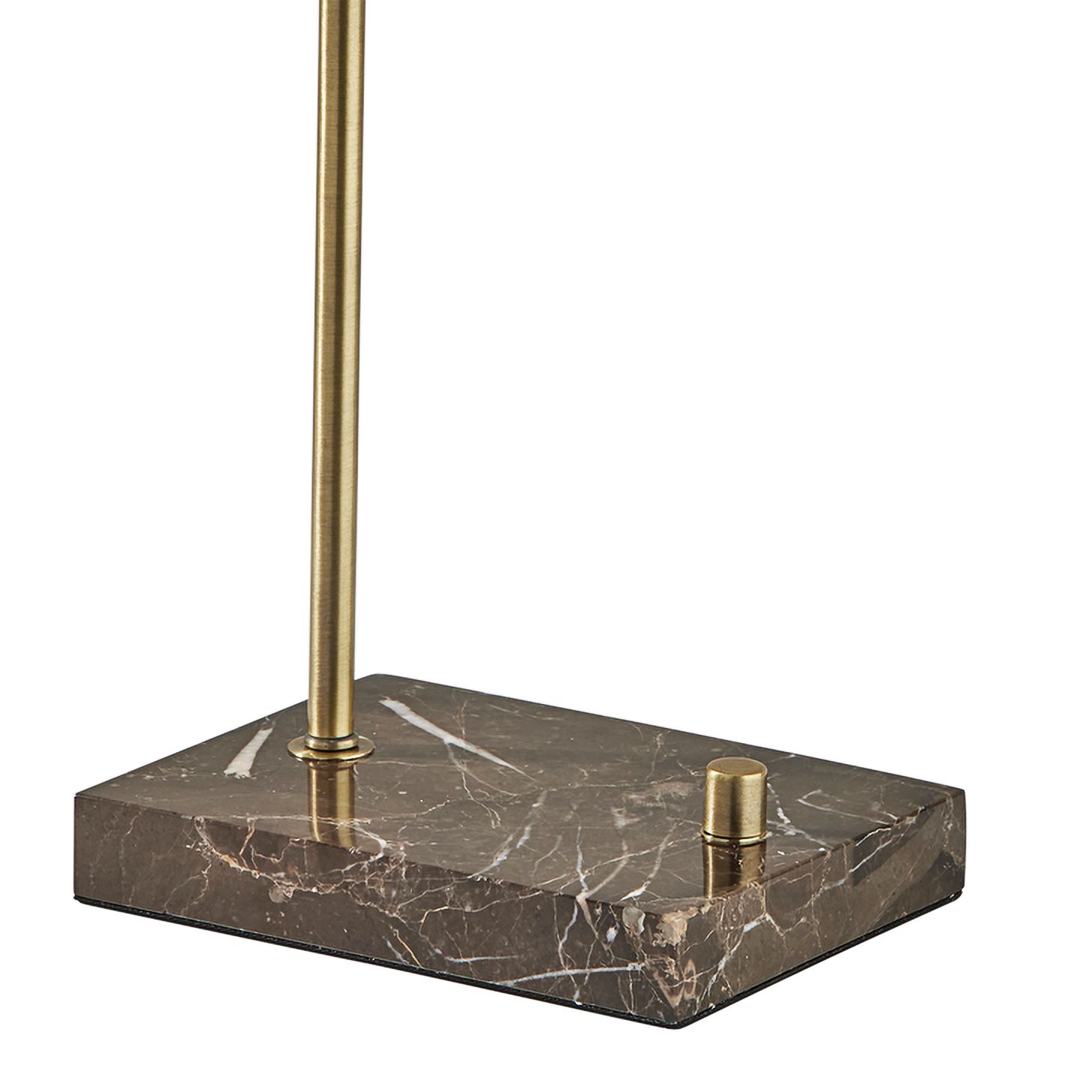 Image 4 Bristol Antique Brass Metal Desk Lamp more views
