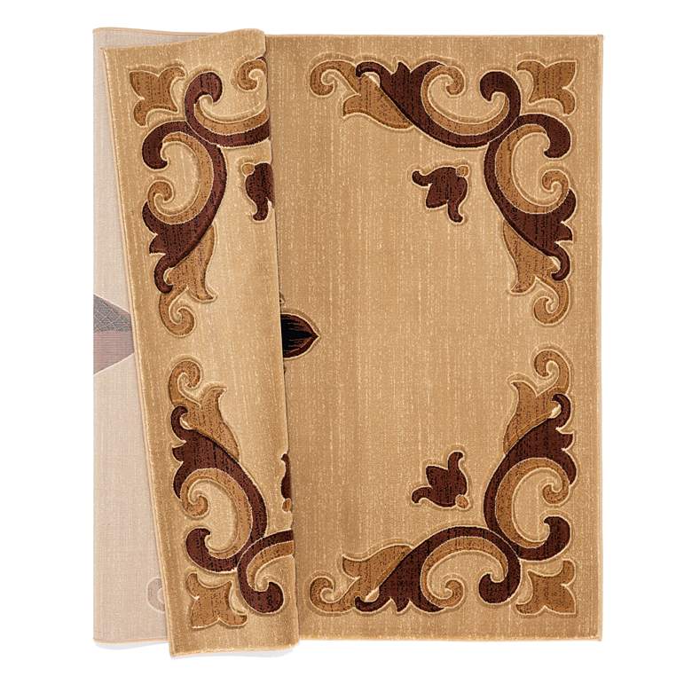 Image 3 Bristol Barnsley 11726 5'3"x7'6" Beige Rectangular Area R more views