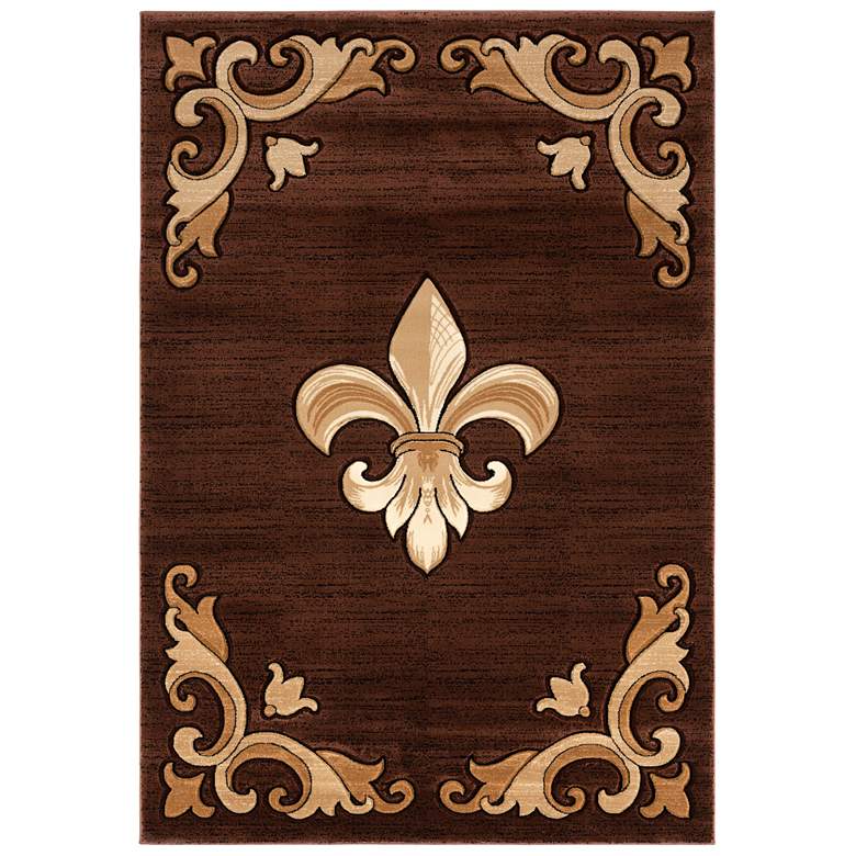 Image 1 Bristol Barnsley 11750 5'3"x7'6" Brown Rectangular Area R