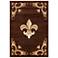 Bristol Barnsley Brown Rectangular Area Rug