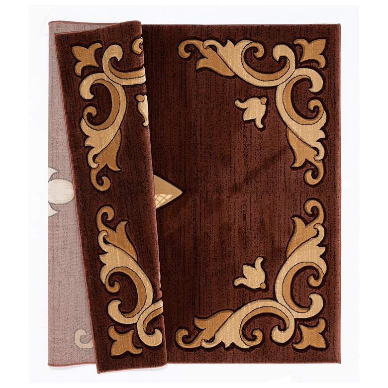 Image 2 Bristol Barnsley 11750 5'3"x7'6" Brown Rectangular Area R more views