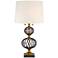 Bristol Brass and Black Lattice Metal Table Lamp