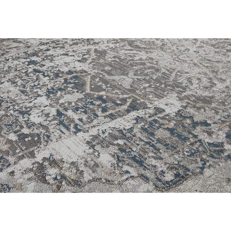 Image 3 Bristol BRS106 5'3"x7'6" Blue and Gray Rectangular Area R more views