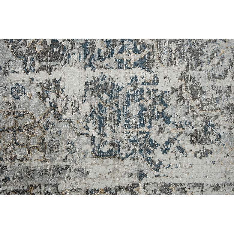 Image 4 Bristol BRS106 5'3"x7'6" Blue and Gray Rectangular Area R more views