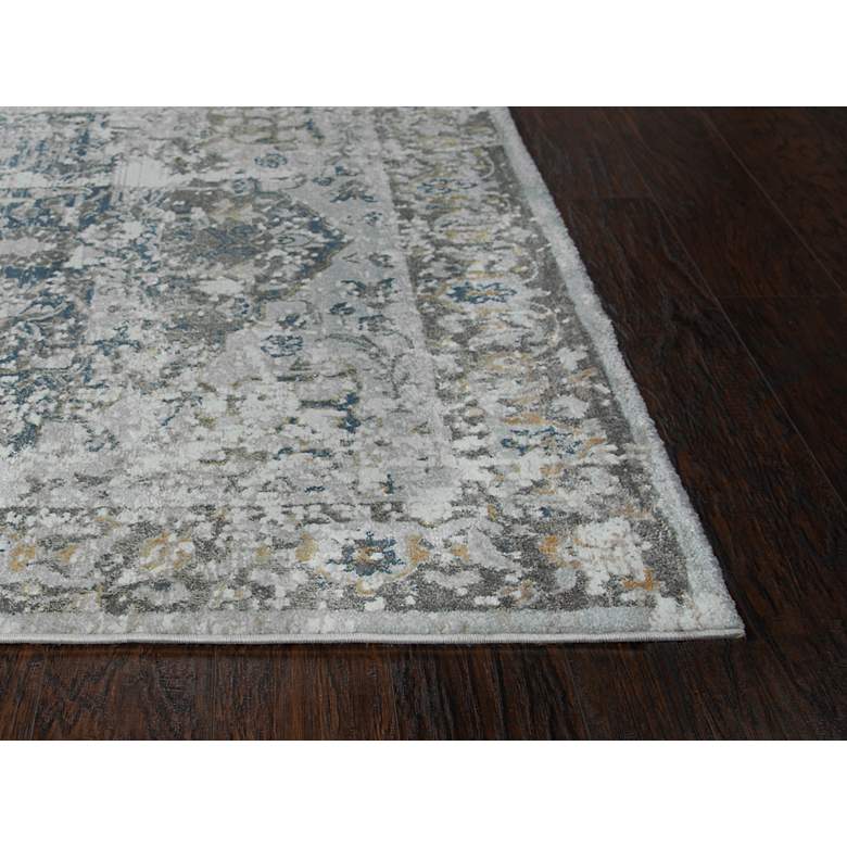 Image 6 Bristol BRS106 5'3"x7'6" Blue and Gray Rectangular Area R more views