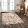 Thumbnail1 of Bristol BRS110 2'7"x8' Beige and Rust Runner Area Rug