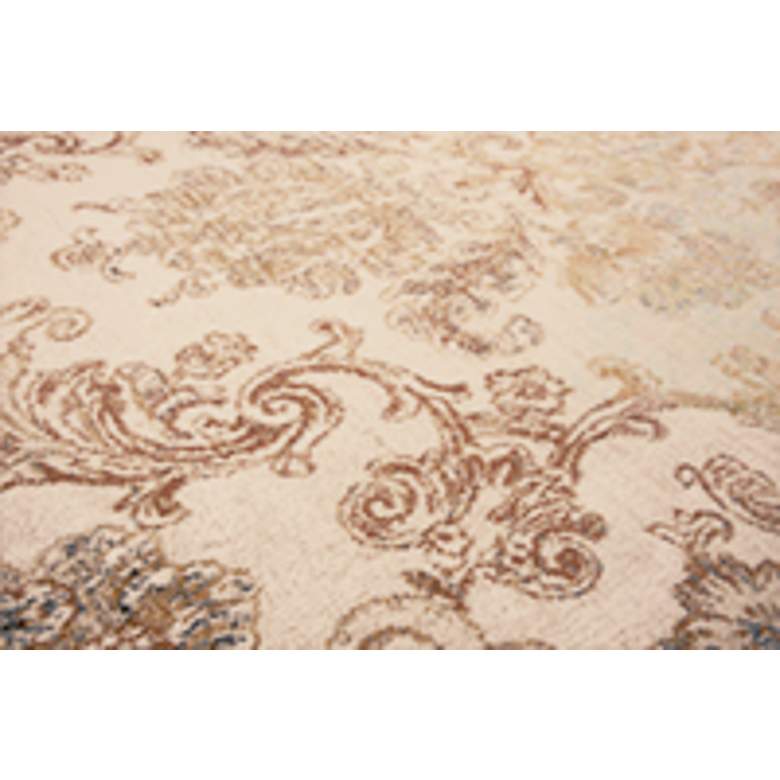 Image 3 Bristol BRS110 5'3"x7'6" Beige and Rust Rectangular Area more views