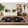 1_Bristol Casselton 11026 5'3"x7'6" Gold Beige Area Rug