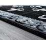 5_Bristol Casselton 11070 5'3"x7'6" White Charcoal Area Rug more views