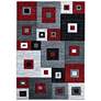 2_Bristol Cicero 10230 5'3"x7'6" Red Gray Rectangular Area