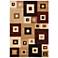 Bristol Cicero Burgundy Brown Area Rug