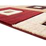 4_Bristol Cicero 10234 5'3"x7'6" Burgundy Brown Area Rug more views